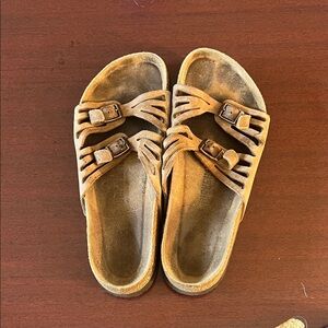 Birkenstock Tan Suede Sandals